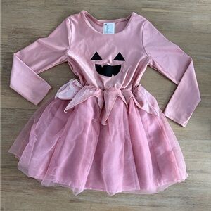 H&M | Pink Pumpkin Face Kids Costume Dress | 5-6T
